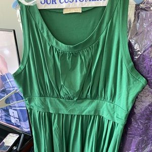 Green summer dress